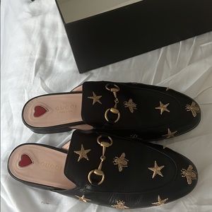 Gucci Princeton Embroidered Loafers